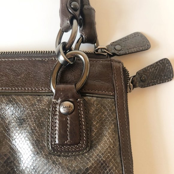 COACH RARE Limited Edition Kristin Python Tote - Picture 4 of 10
